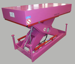 scissor lift table / hydraulic / stationary