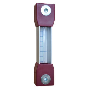liquid level indicator / bypass / direct-reading / with temperature sensor