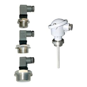 Pt100 temperature probe / Pt1000 / threaded / stainless steel