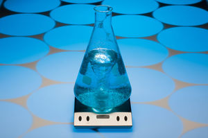 magnetic laboratory agitator / digital / flask / compact