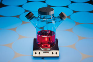 magnetic laboratory agitator / digital / flask / compact