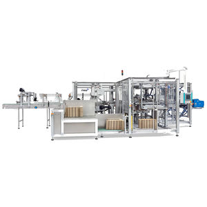 wrap-around case tray packer / automatic / compact / continuous-motion