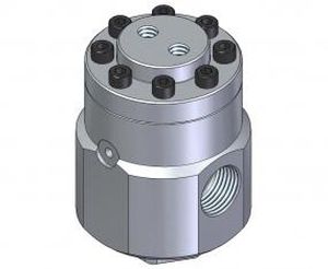 compressed natural gas back-pressure regulator / dome-loaded / high-pressure