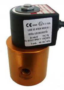 pilot solenoid valve / 2-way / stainless steel / normally closed