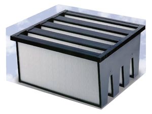 air filter / panel / pleated / high-flow