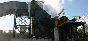 single-shaft shredder / for metal