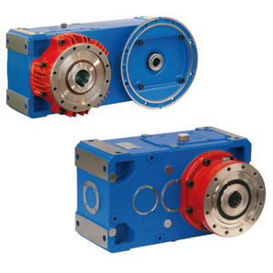 bevel gear reducer / helical / parallel-shaft / high-speed
