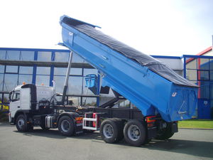 tipper dump semi-trailer / 2-axle / hydraulic