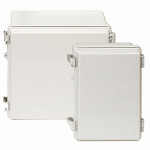 wall-mount enclosure / rectangular / in plastic / for controllers