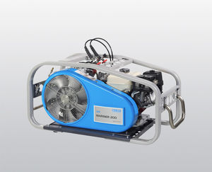 breathing air compressor / portable / piston / lubricated