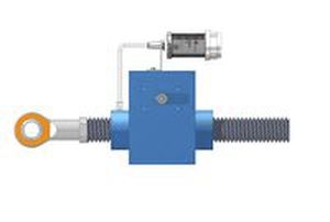 worm screw jack / cubic / rotating screw