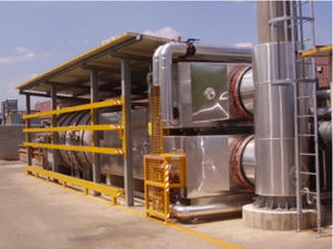 recuperative oxidizer / thermal / for VOC reduction / for NOx reduction