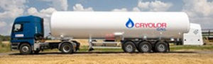 cryogenic semi-trailer / 3-axle / for liquefied natural gas