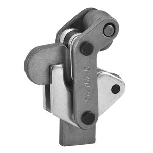 vertical toggle clamp / weldable / for heavy loads