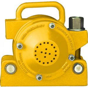pneumatic vibrator / for concrete / turbine