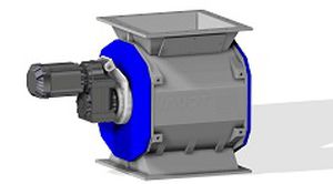 pneumatic conveying rotary valve / for bulk materials