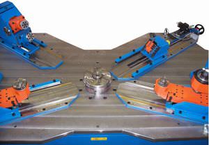 trimming finishing machine / multi-function / linear / industrial