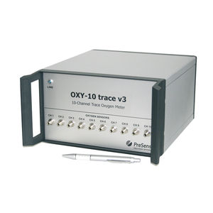 residual oxygen measurement instrument / optical / industrial / multi-channel