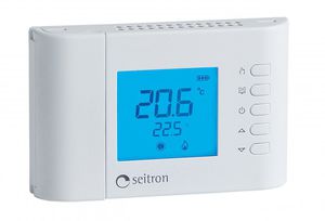 room thermostat / adjustable / with digital display / with temperature probe