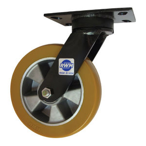 swivel caster / base plate / for medium loads