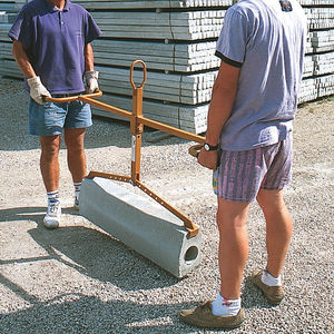 kerbstone laying clamp