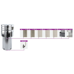 air filter / compressed air / basket / high-pressure