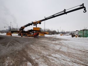 truck-mounted crane / telescopic / hydraulic / lifting