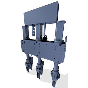 3-cylinder pile-driving hammer / hydraulic