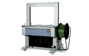 automatic strapping machine / for coils / vertical