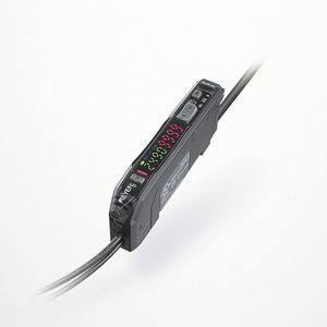 through-beam photoelectric sensor / rectangular / digital / with calibration