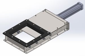 pneumatic valve actuator / rotary / piston / double-acting