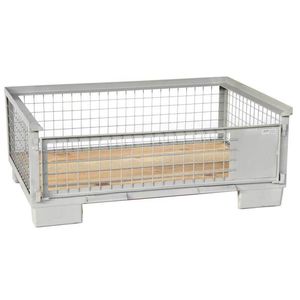 wire mesh pallet box / storage / lightweight / for heavy loads