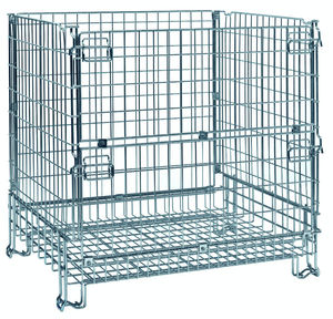 wire mesh pallet box / transport / storage / stacking
