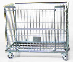4-panel roll container / wire mesh