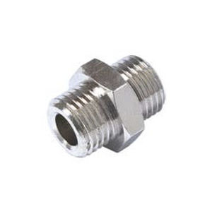 screw-in fitting / straight / hydraulic / pneumatic