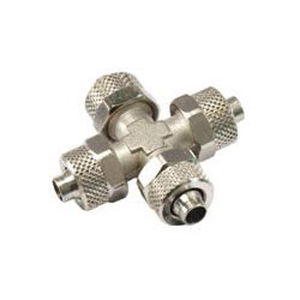 quick coupling / cross / hydraulic / pneumatic