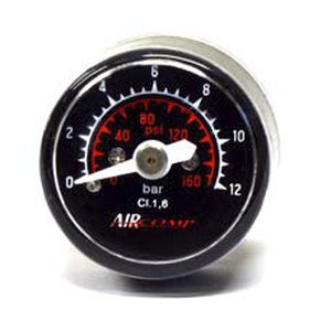 analog pressure gauge / bellows / for air
