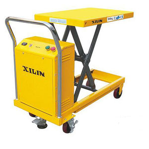 scissor lift table / electric / mobile