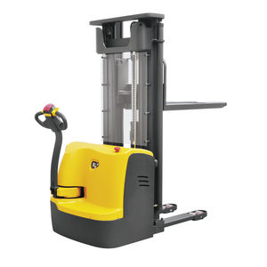 electric stacker truck / walk-behind / for pallets / for lifting