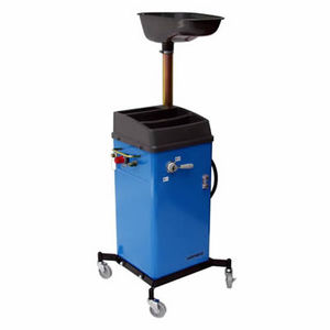 metal crate / handling / waste oil collection / for waste