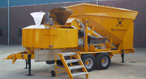 mobile concrete mixing plant / compact