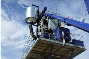 mobile concrete mixing plant