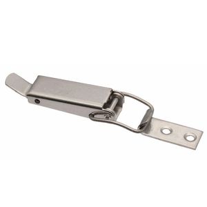 stainless steel draw latch / with constant fastening / rigid