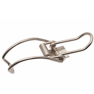 stainless steel draw latch / with constant fastening / rigid