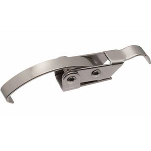 stainless steel draw latch / with constant fastening / rigid