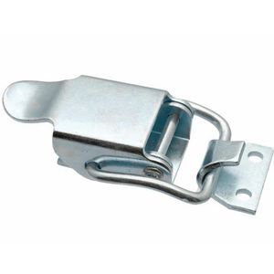 stainless steel draw latch / with constant fastening / rigid