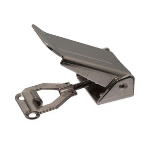 adjustable draw latch / stainless steel / zinc-coated steel / with constant fastening