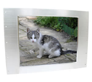 touch screen monitor / 1920 x 1080 / rack-mount / aluminum
