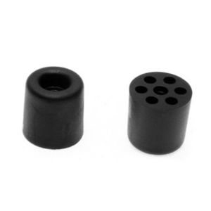machine foot / elastomer / leveling / fixed