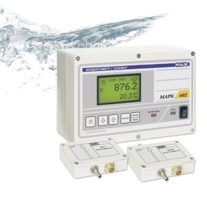 in-line conductivity meter / bench-top / with LCD display / waterproof